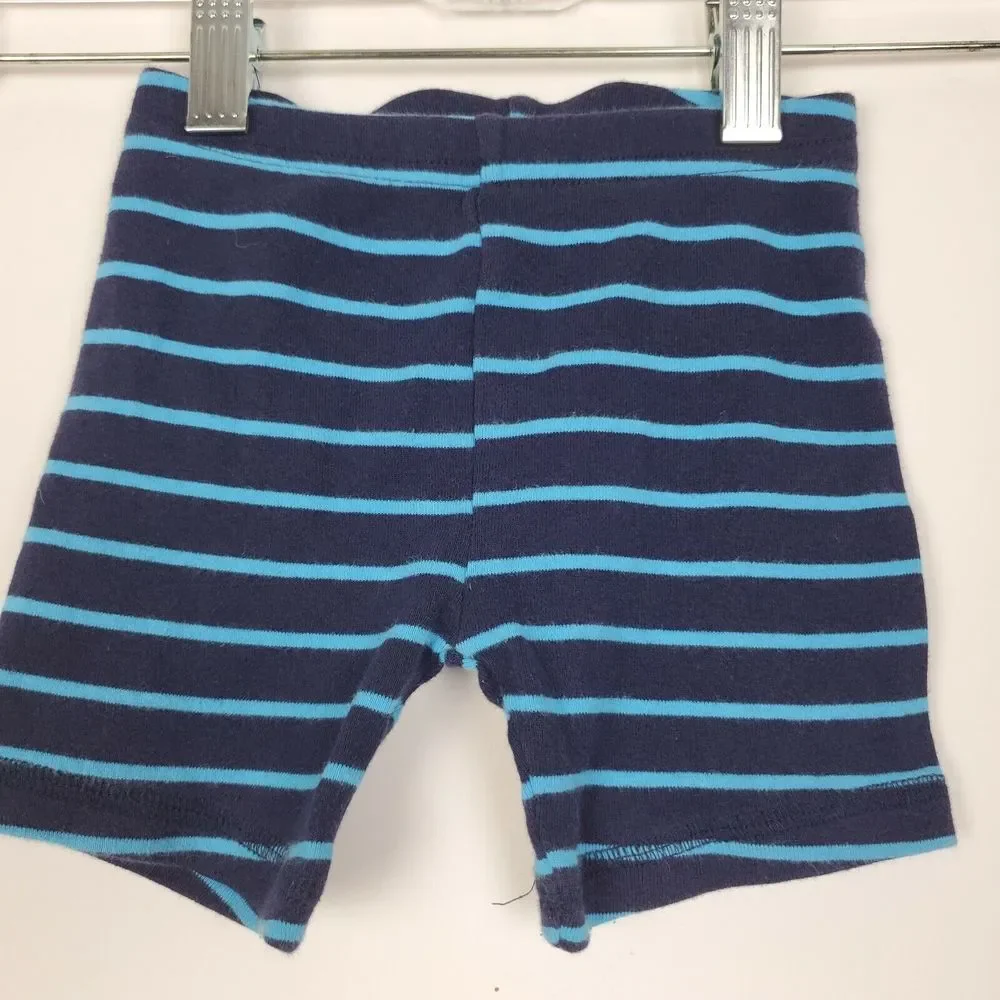 Carters Striped Blue Pull On Pajama Bottoms Leggings‎ Pants Size 18M GUC